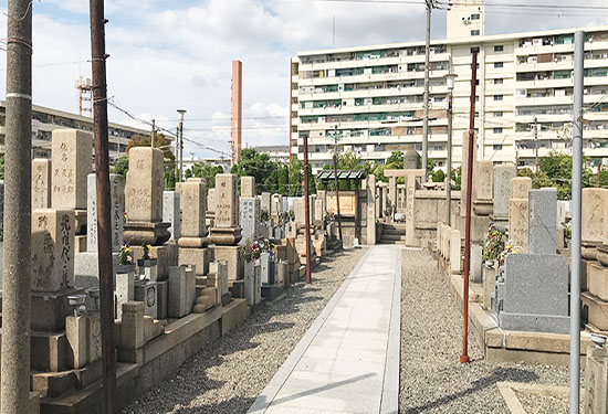 東大阪市長瀬墓地お墓じまいハナミズキ