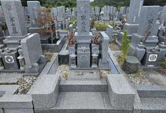 墓じまいハナミズキ西神墓園施工事例
