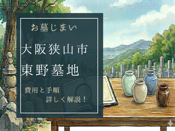 東野墓地お墓じまい費用